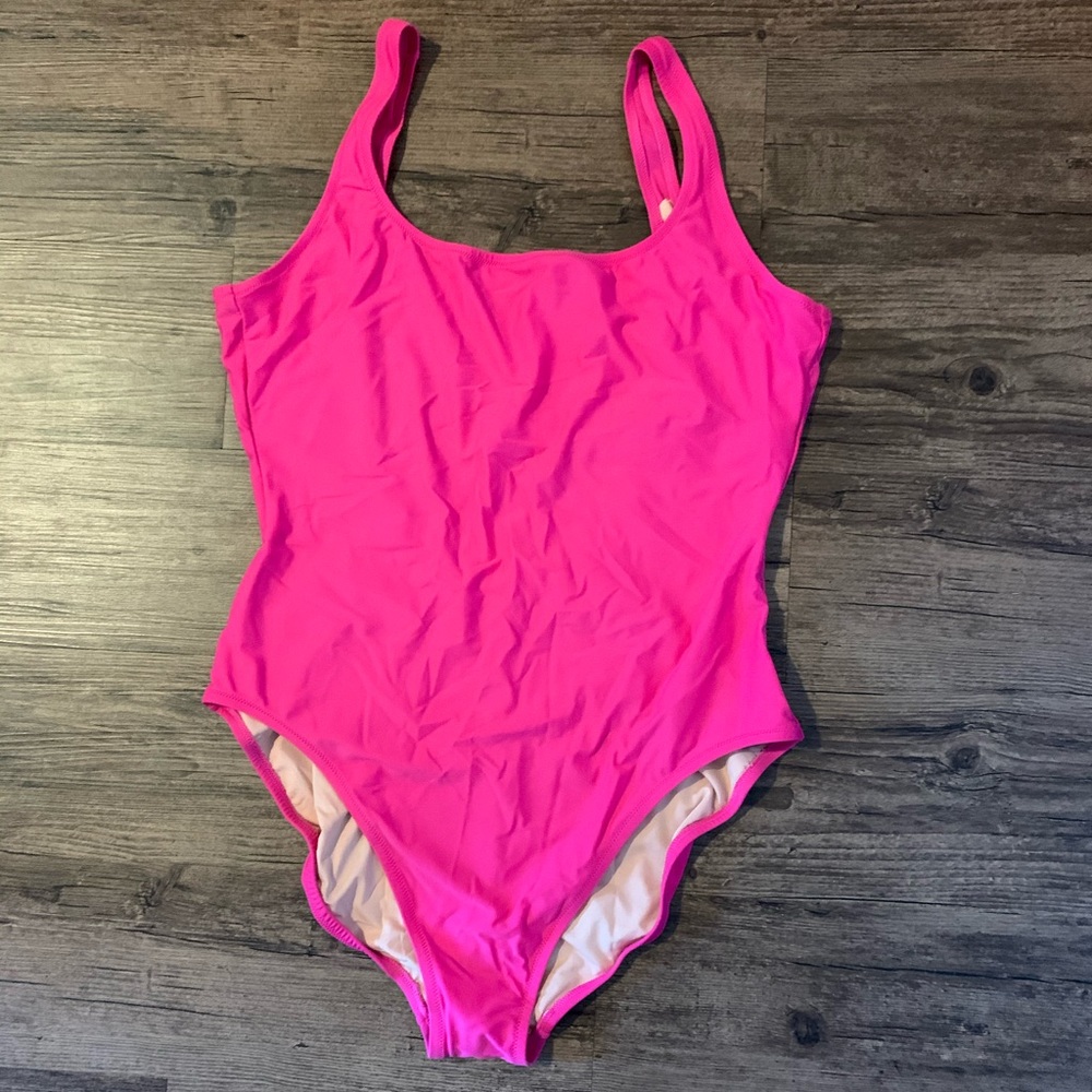 J. Crew Scoop Back One Piece Swimsuit